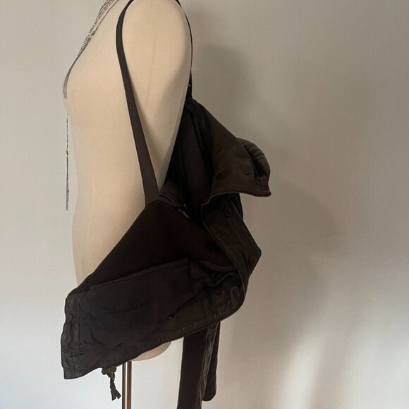 Free People Nicholas K Revised Brock Jacket brown leather jacket/size S - Picture 14 of 15